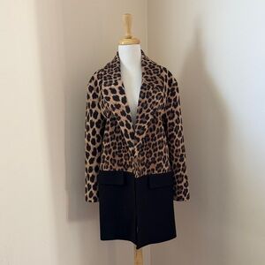🐆 Chic Leopard Print Statement Zara Coat